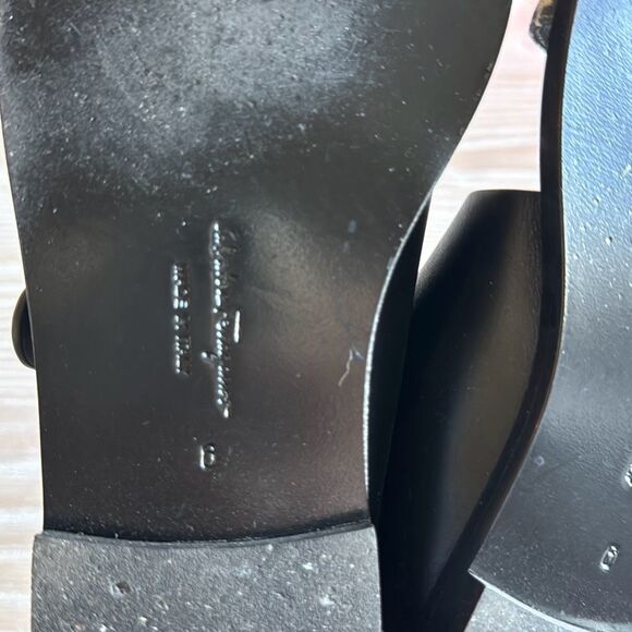 Salvatore Ferragamo Cassie Flat Gancio Slide Sandals size 6 - Picture 9 of 11